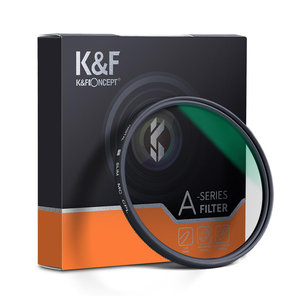 فیلتر پلاریزه کی اند اف K&F Concept 77MM CPL Slim Green Coated A series